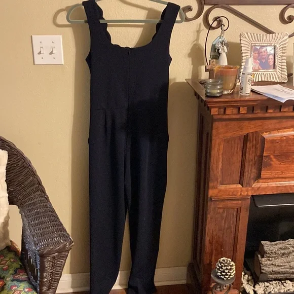 Black polyester jumpsuit - Picture 8 of 10